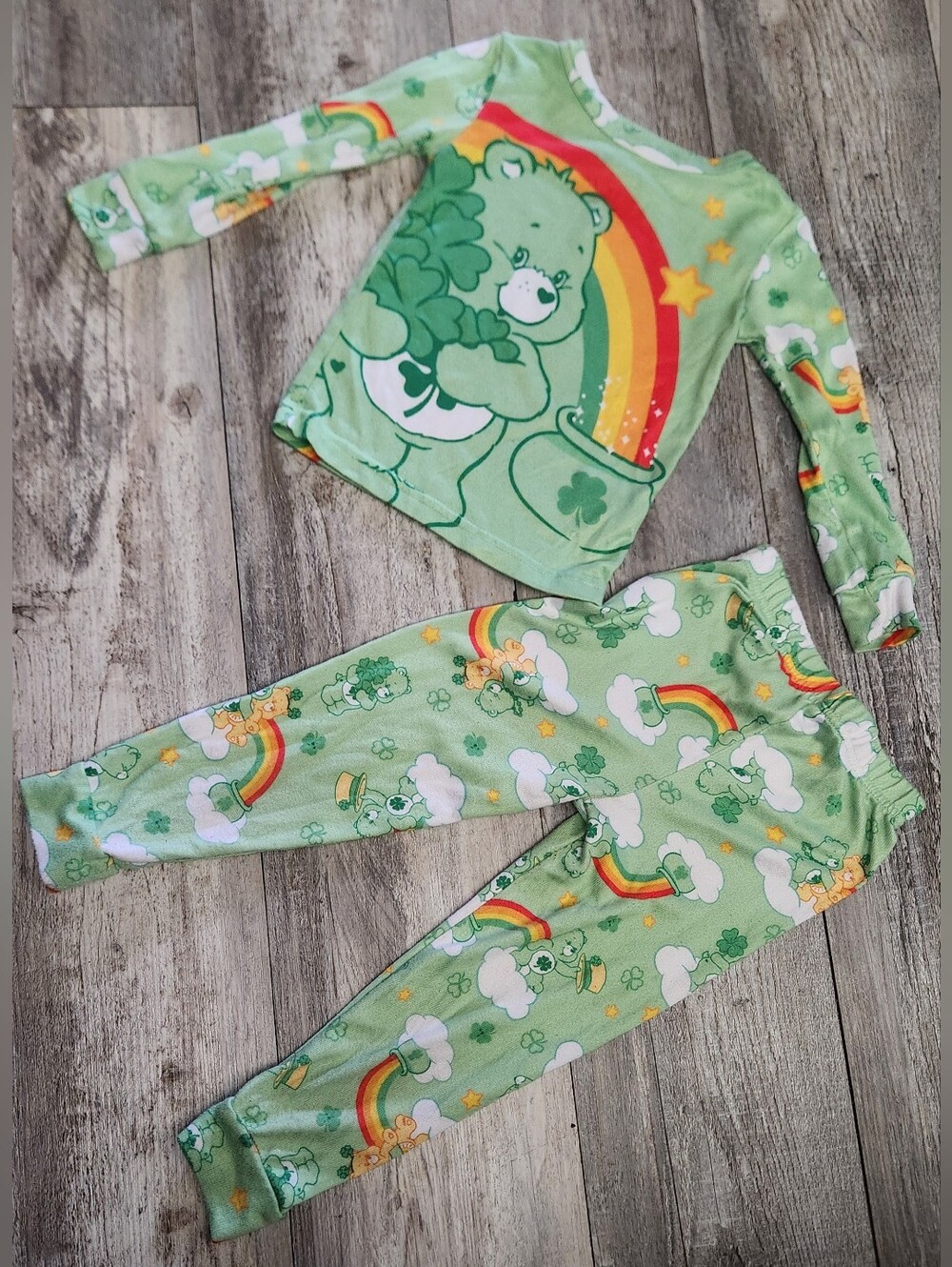 Care Bears Good Luck Bear St. Patrick's Day Toddler Pajama Set
